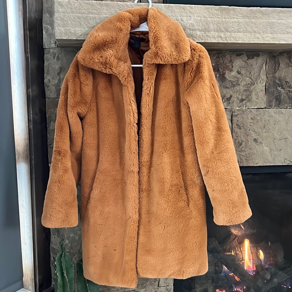 Faux fur jacket